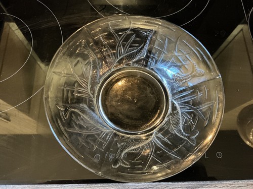 Vintage glass fish - fish, dish
