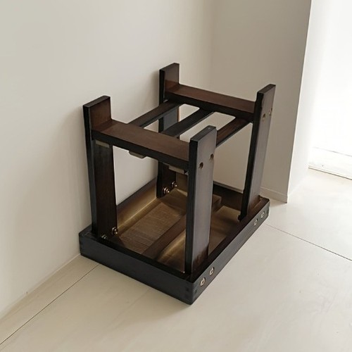 Bamboo step stool wooden - step,