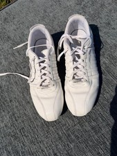 K-Swiss White Leather Trainers