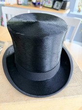 Black Silk Top Hat Vintage