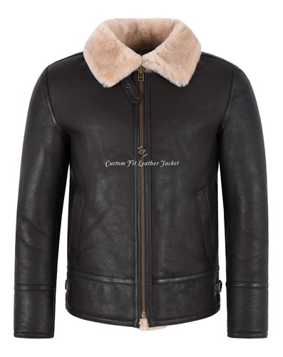 Men brown beige fur - b3,