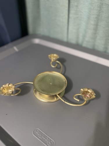 Vintage brass arm unity - brass, 3