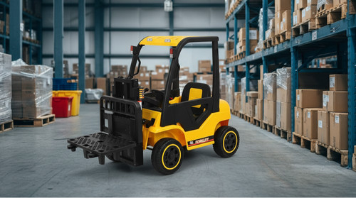 Kids electric forklift ride - electric, on