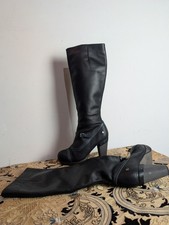 Cubanas Long Boots Dark Grey