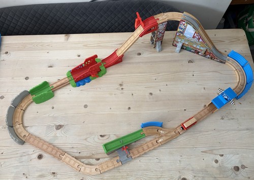 Thomas wooden railway raceday - thomas,