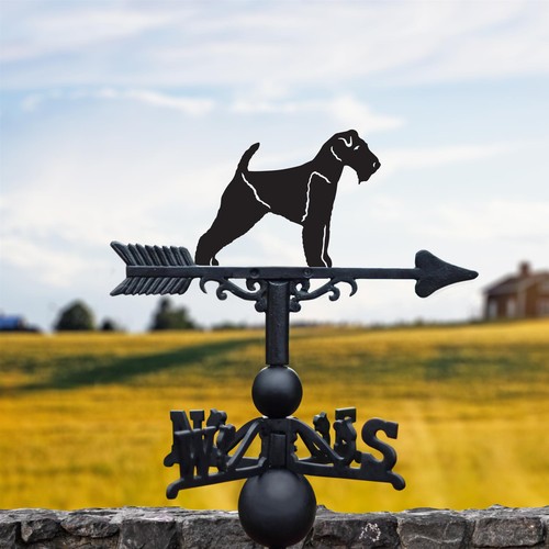 Welsh terrier iron weathervane - terrier,