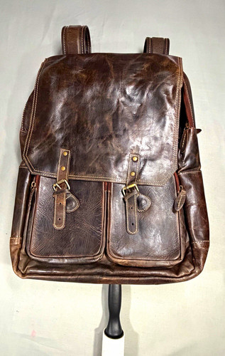 Vintage style distressed brown - style,