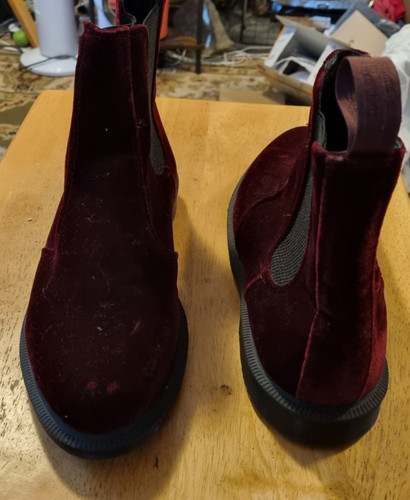 Martens flora chelsea red - martens,