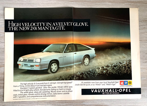 Opel manta gte - opel, frameable