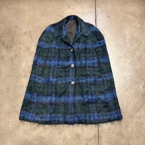 Vintage scottish mohair cape - scottish,
