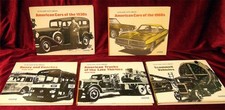 5 x Olyslager Auto Library - American Cars, Buses, Scammell, Coaches, Trucks