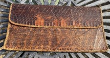 Vintage Crocodile Skin Clutch