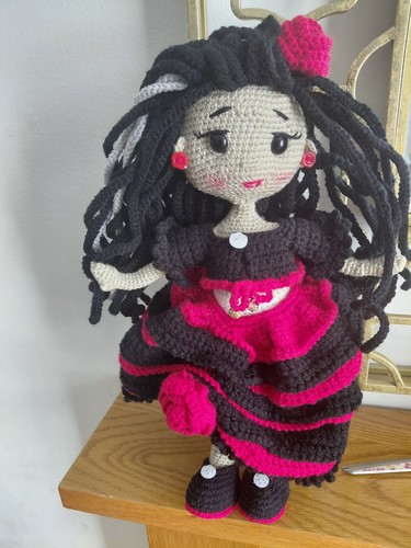 Crochet handmade spanish doll - spanish,