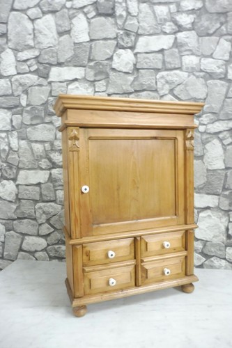 Wooden bathroom cabinet