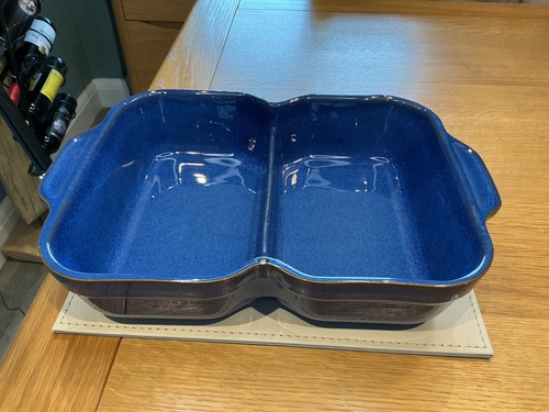 Denby imperial blue divided - denby,