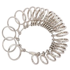 Ring Sizer/Measure Finger Size For Men and Women Sizes A-Z REUSABLE Gauge