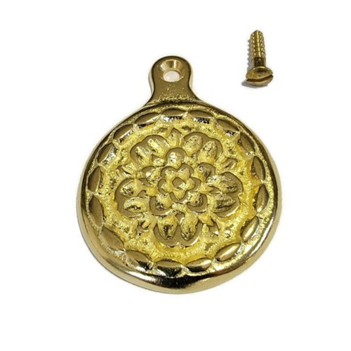 Brass bed bolt - brass,