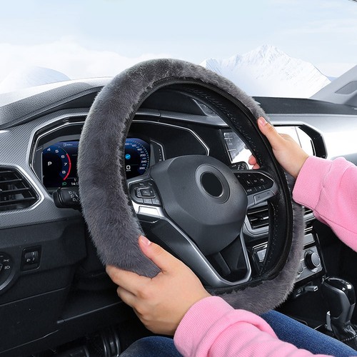 Plush interior car steering - plush,