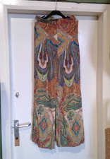 Zara wide leg palazzo paisley