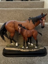 Mounted Resin Model Horses