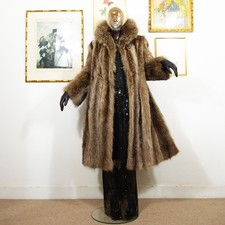 Vintage 1950s Real Beaver Fur