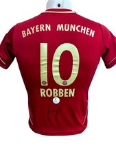 Shirt Bayern Monaco Robben Signed No Match Worn Shirt Camiseta COA