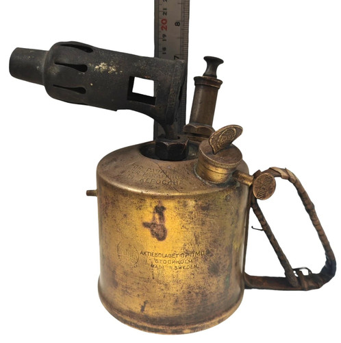 Nobel brass blow torch - brass, lamp