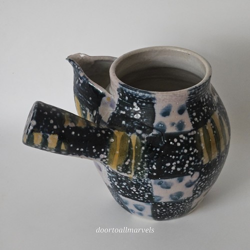 Vtg studio pottery - pottery, handled