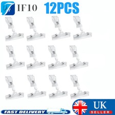 Plastic Rotatable Clamp Sign Display Pop Advertising Clips Price Label Holder UK