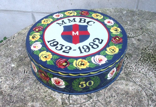 Hand painted barge ware metal - painted,
