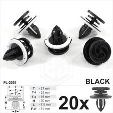 20x Door Card Trim Panel Clips
