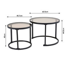 Set of 2 Round Table