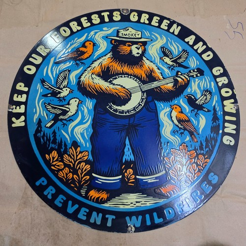 Smokey wildfires porcelain - smokey,