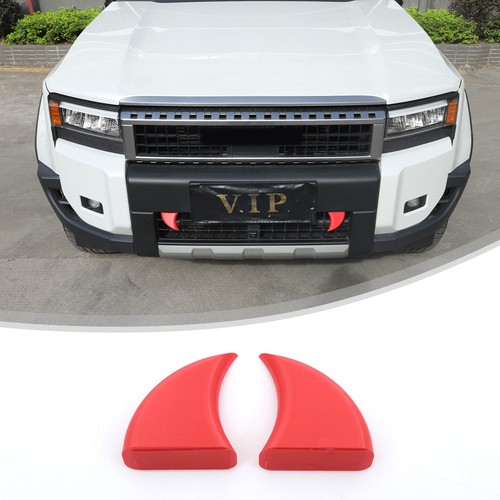 Abs front grille red fang - front,