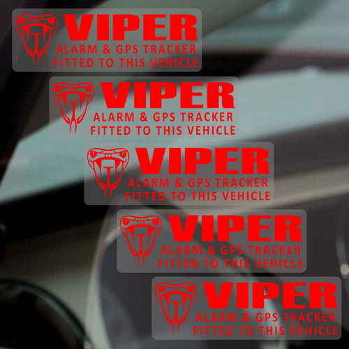 Stickers viper gps alarm - x,