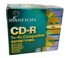 Imation CD-R 650MB 1x-4x Compatible 10 Pack 650MB / 74 Min CD Blanks