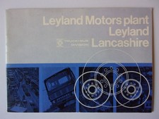 LEYLAND MOTORS TRUCK & BUS PLANT orig 1968 UK Mkt Publicity Brochure