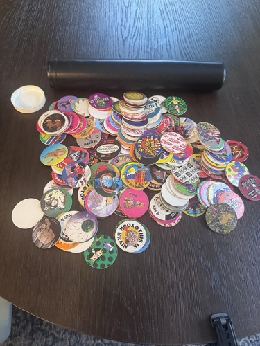 220 used pogs with - with, tube