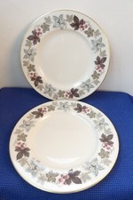 Pair of Royal Doulton Camelot T.C. 1016 27 cm Dinner Plates