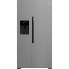 Beko ASN642VPS 91cm Frost Free American Fridge Freezer Stainless Steel Effect E