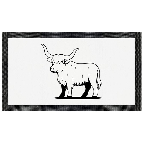 Standing highland cow pet - cow',