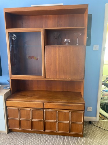 Mid century teak - , wall