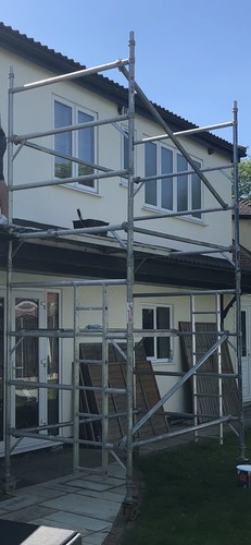 Portable metal scaffold - metal, tower