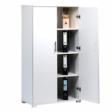 White Office Storage Cupboard
