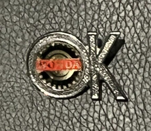 Motorcycle pin badge - honda, ok