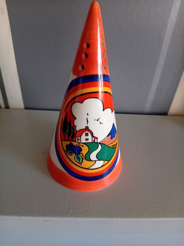 Clarice cliff style sugar - style,