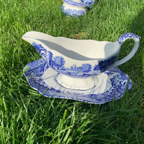 Spode blue italian - gravy, boat