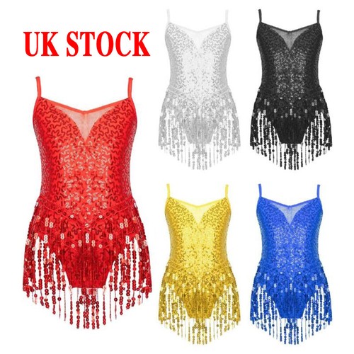 Girls sequins tassel latin - tassel,