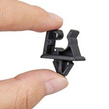 2x Universal Car Hood Prop Support Rod Holder Clips Plastic Replacement Black