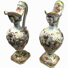 Capodimonte Porcelain Pitchers